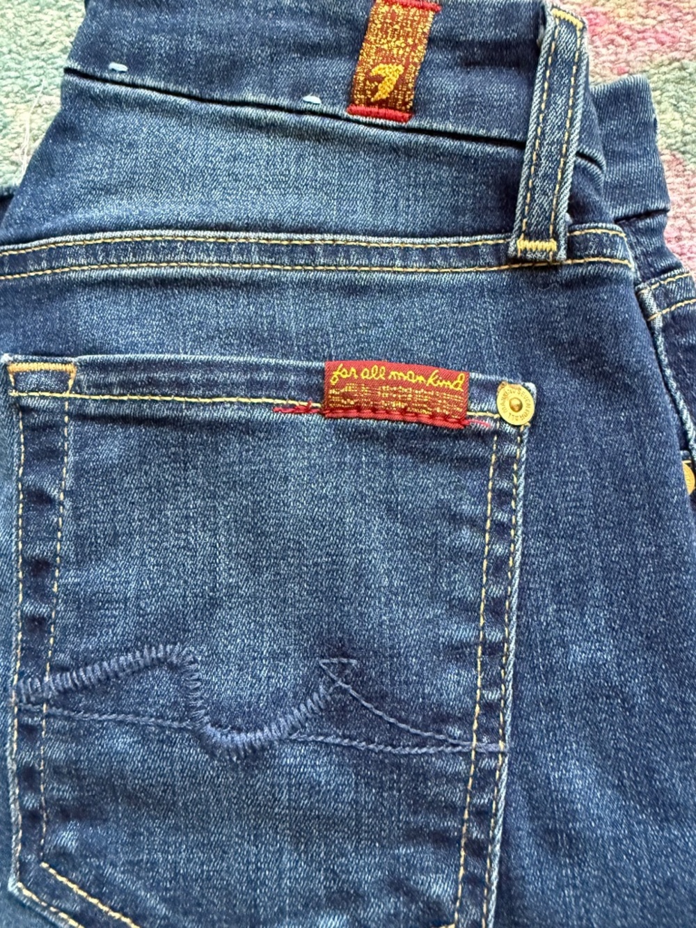 7 for All Mankind - Kimmie Straight Leg Jeans - Size 25 - Picture 10 of 10